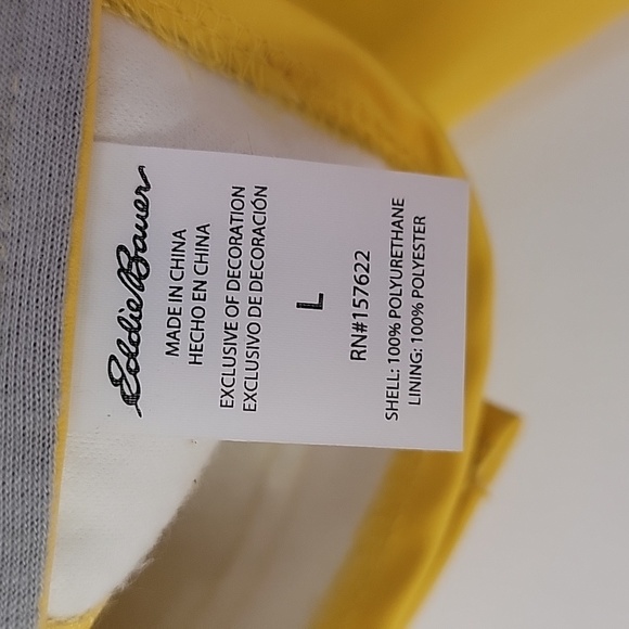 Eddie Bauer Pet Rain Coat Fully Lined with Jersey Durable Waterproof/ M. - Picture 5 of 12